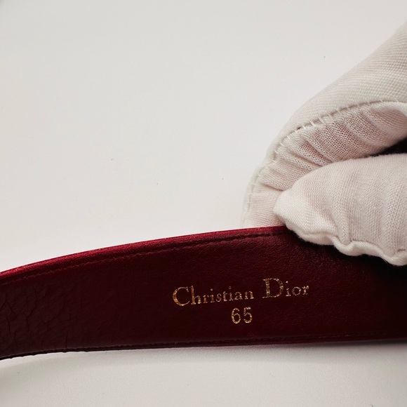 Christian Dior Vintage Leather belt - Picture 3 of 9